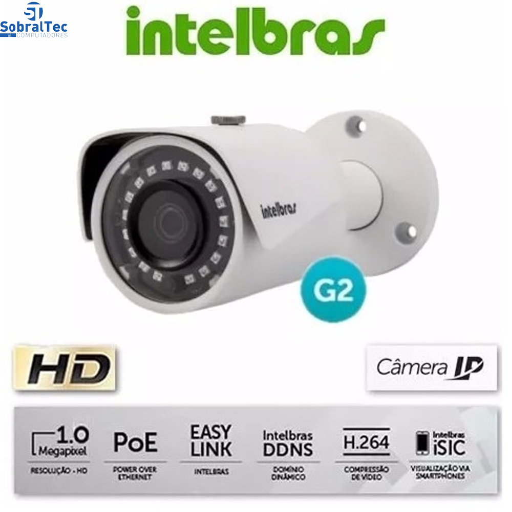 Camera IP/Infra-Vermelho VIP S3020  Dome - Intelbras