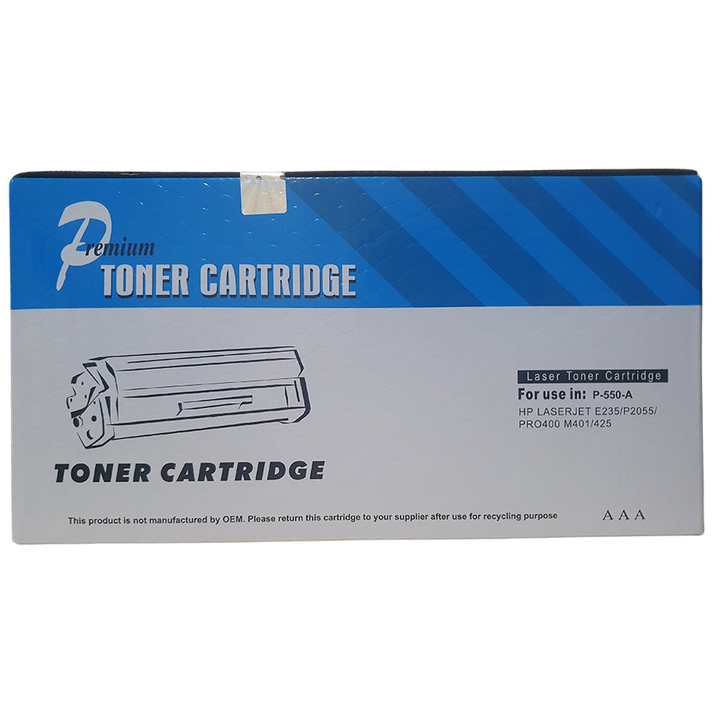 Toner Compatível HP P-550-A - 05A CE505A / 280A / H500 / 2035N - 3K Para Laser Pro400