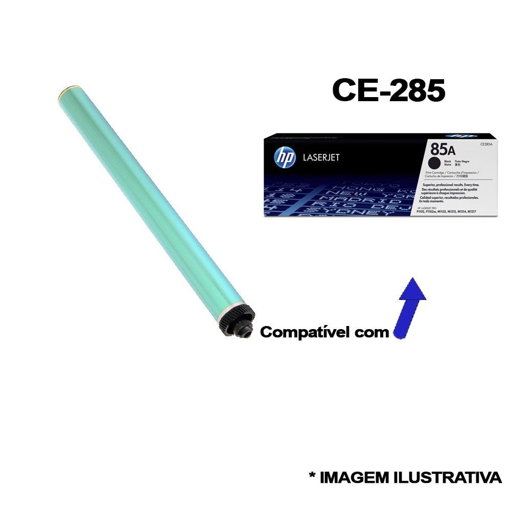 Cilindro Compatível HP CB 435 A, HP 435 CB 435 CE 285A CE 278A CB 436A Para 1102, 1102 W, M 1132, M 1210, M 1212, M 1130