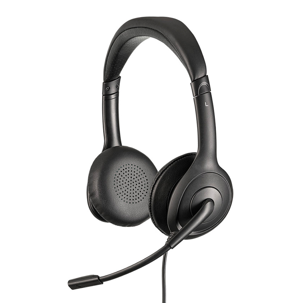 Fone de Ouvido Headset, Biauricular, WHS 60 Duo, Conexão USB Plug And Play, Intelbras - Preto