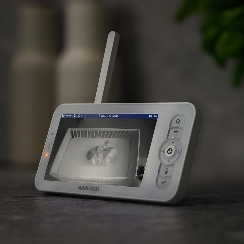 Babá Eletrônica Maxi-Cosi See Pro com Monitor 5” CryAssist Câmera 2K Visão Noturn Wi-Fi