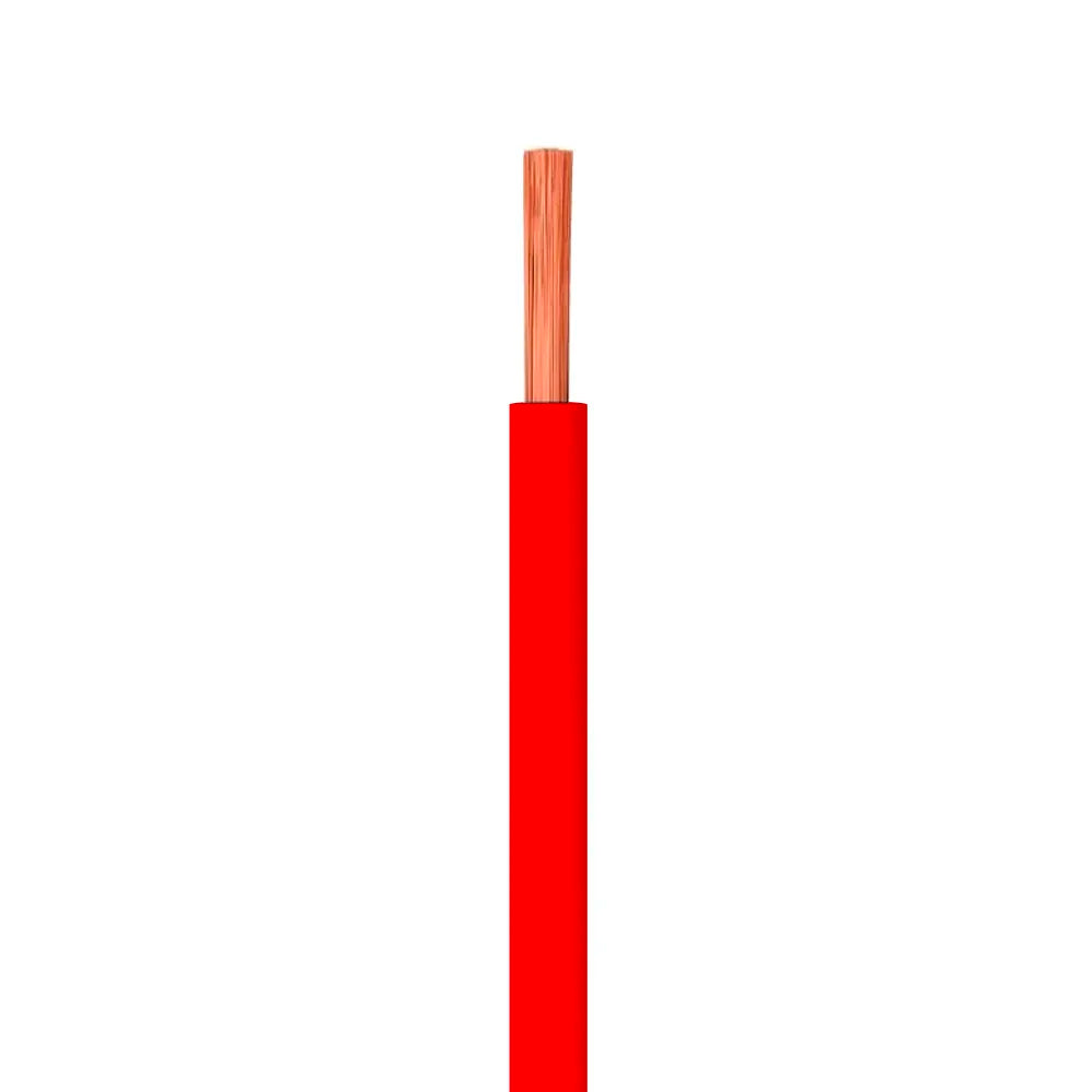 Rolo 100 Metros Cabo de Energia Flexível 10mm, 750V, CL4, Megatron, Vermelho