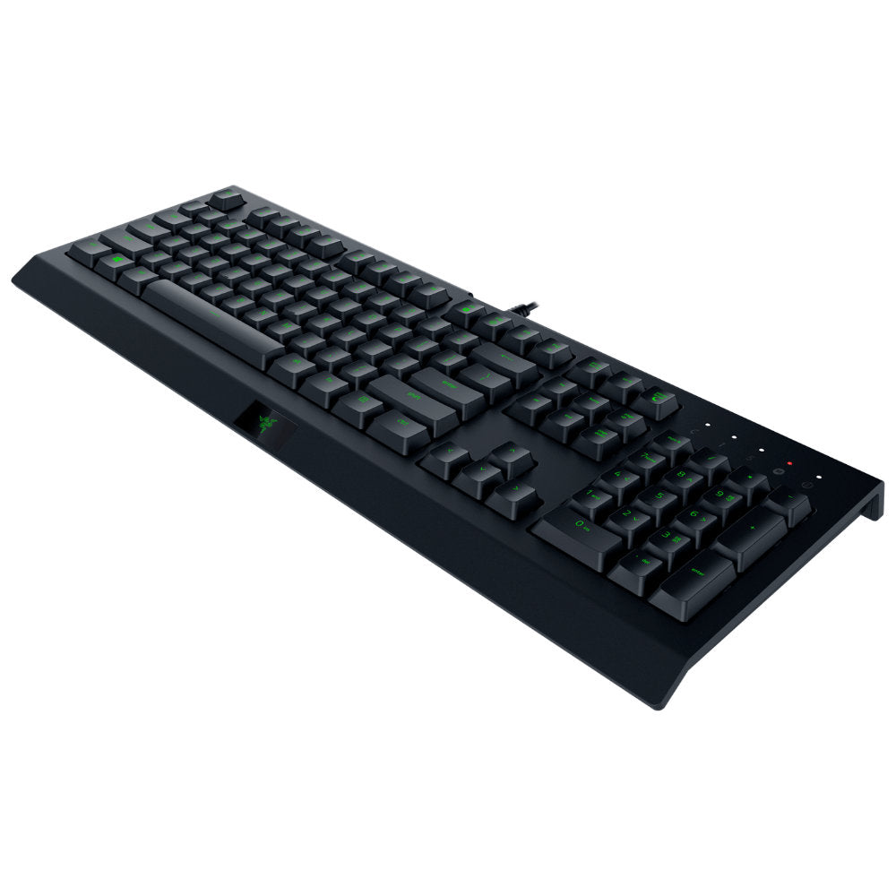 Teclado Gamer Razer Cynosa Lite RGB, Membrana, USB, Razer Chroma, Layout US ANSI, Preto, Resistente a Respingos, Preto