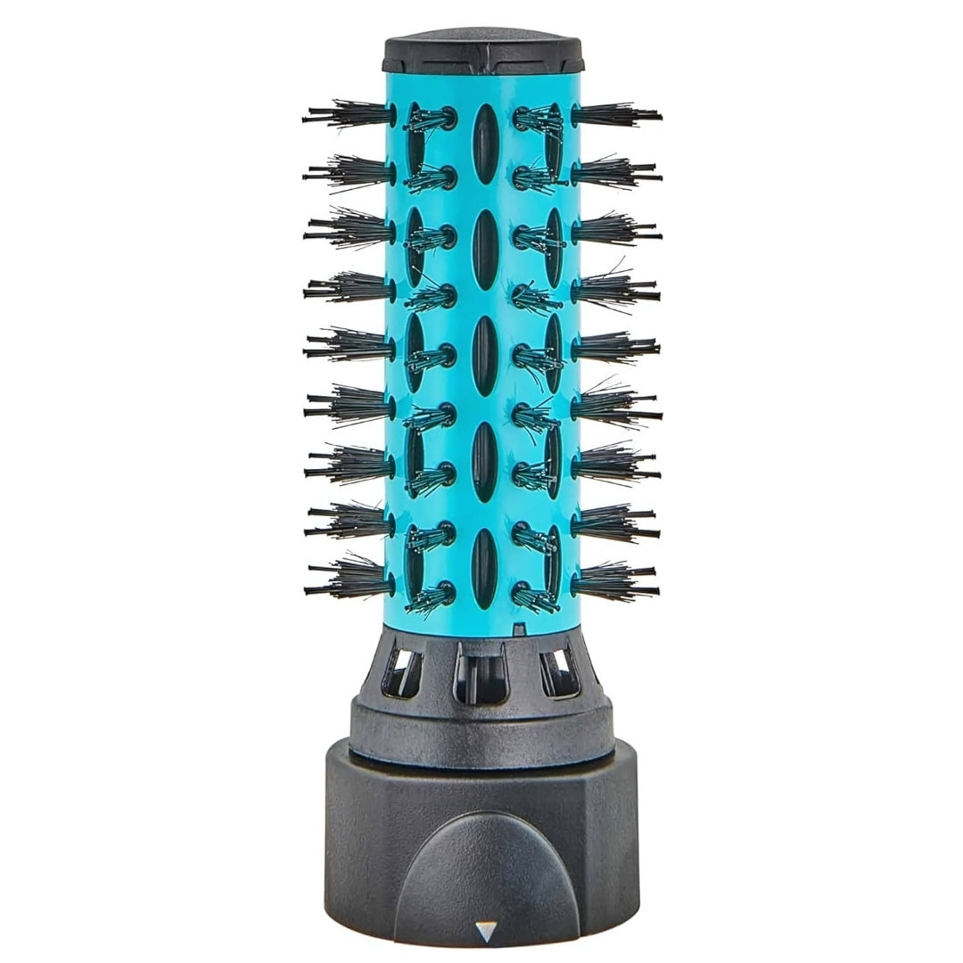 Escova Secadora Rotativa Rotating Hyaluronic Conair (Preto e azul) Bivolt