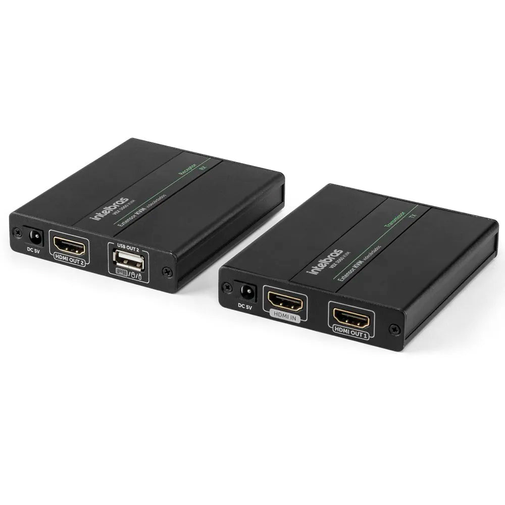 Extensor KVM Vídeo e Dados Até 60 Metros VEX 3060 KVM Intelbras