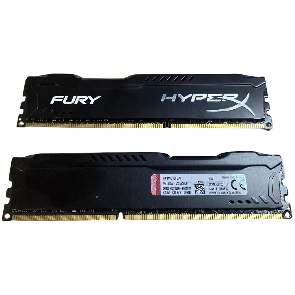 Memória 8GB DDR3 1866MHz 1.5V Kingston Fury HyperX - HX318C10FB/8 - (USD)