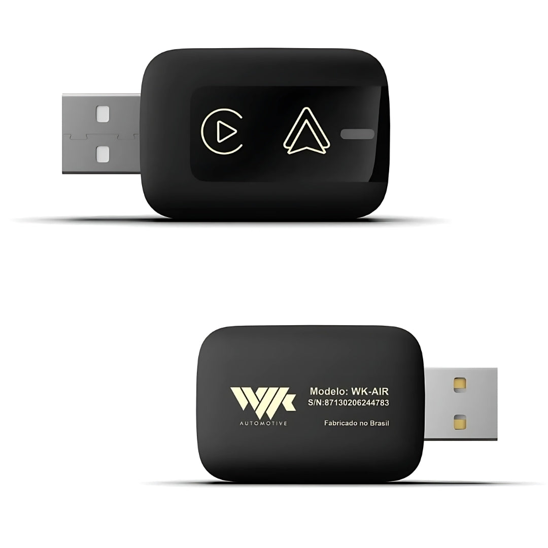 Adaptador Carplay e Android Auto Sem Fio 3 em 1, Youtube, Netflix, 32GB Armazenamento, Memória 2GB, Android 13