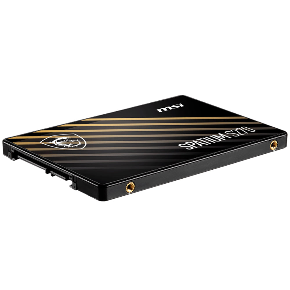 SSD MSI Spatium S270, 480GB, 2.5, Sata III 6GB/s, Leitura 500MB/s, Gravacao 450MB/s, SPATIUM-S270-480G