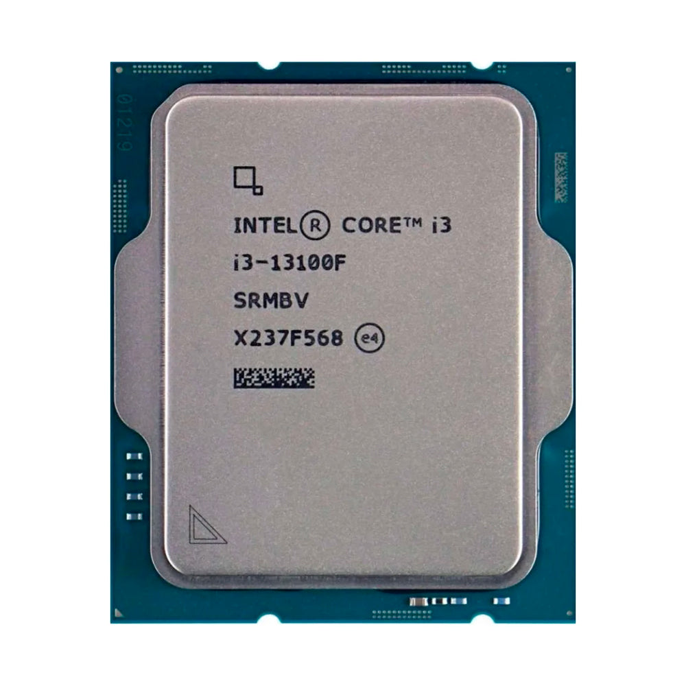 Processador Intel Core i3-13100F, 3.40 GHz (Turbo 4.50 GHz), 4 Núcleos, 12MB Cache, TDP 60W, LGA 1700, 13ª Geração, Box