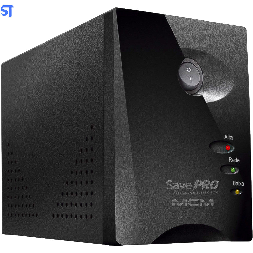 Estabilizador Save Pro 1000va Bivolt Entrada: 115/220V Saída: 115V - MCM 1000V
