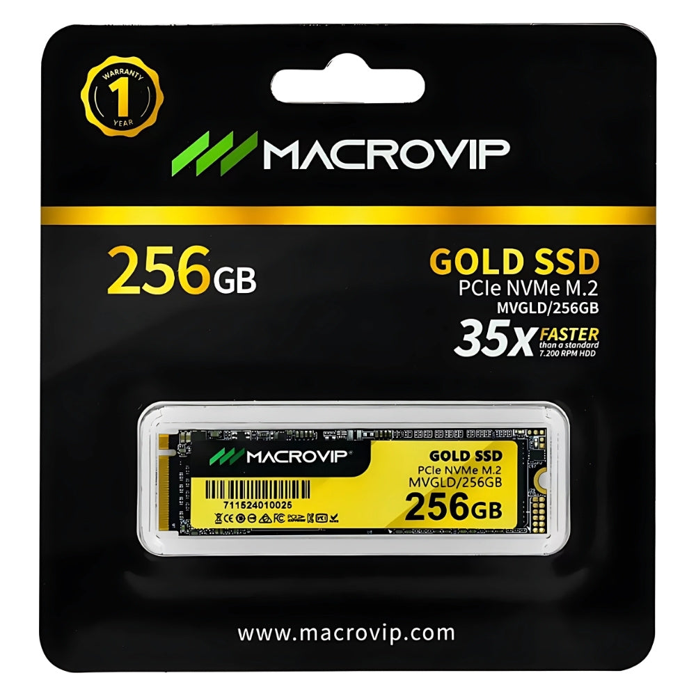 SSD M.2 NVMe 256GB Macrovip Gold 2100MB/s PCIe Gen 3x4