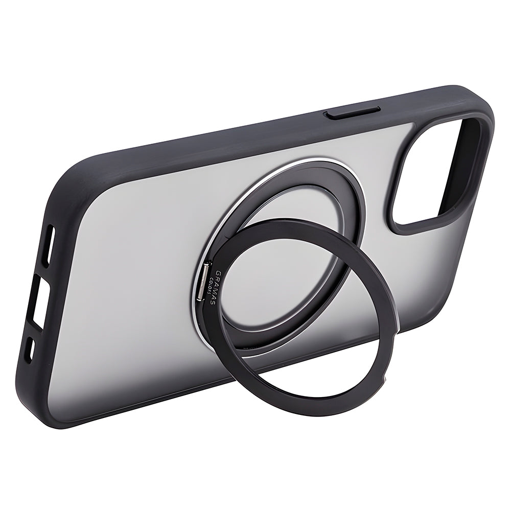 Capa Para iPhone 15 Pro Max, Suporte Para Carregamento Magnético, Preto, BGM