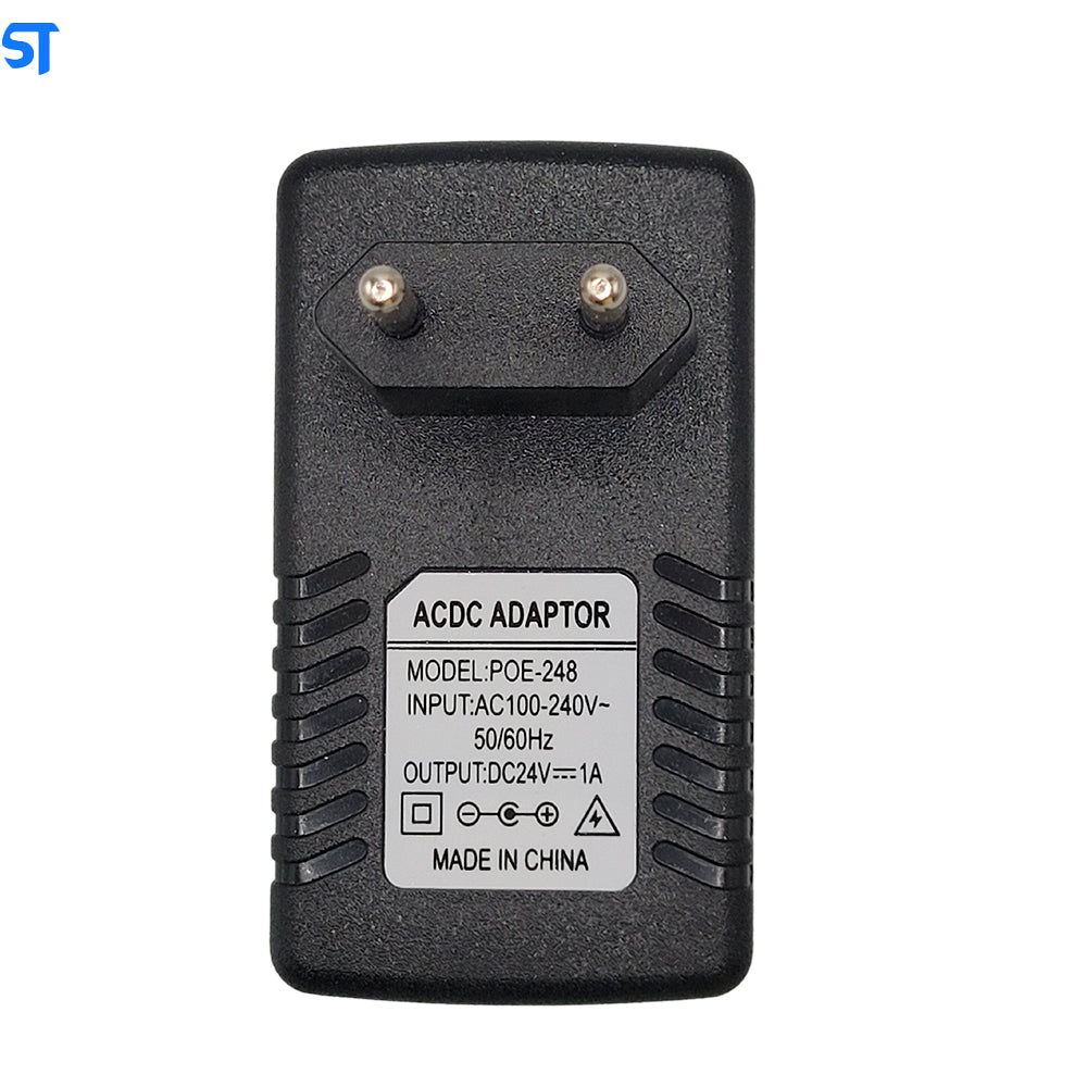 Fonte Injetor POE Ethernet CCTV 24V 1A
