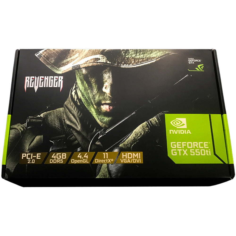 Placa De Vídeo NVIDIA GeForce 4GB GTX 550Ti, GDDR5, 128 BIT, G-GTX550TI/4G -Revenger