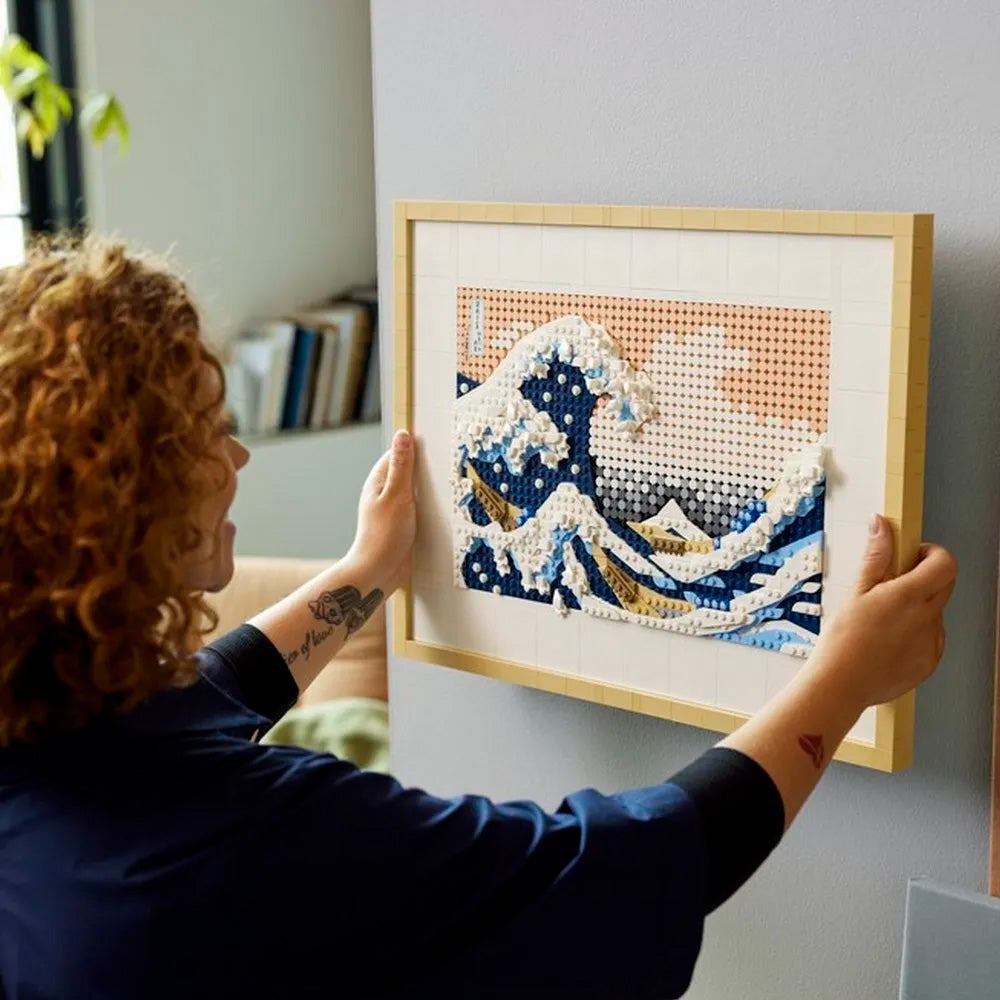 LEGO Art Hokusai A Grande Onda 31208 Com 1.810 Peças, Kit de Construção