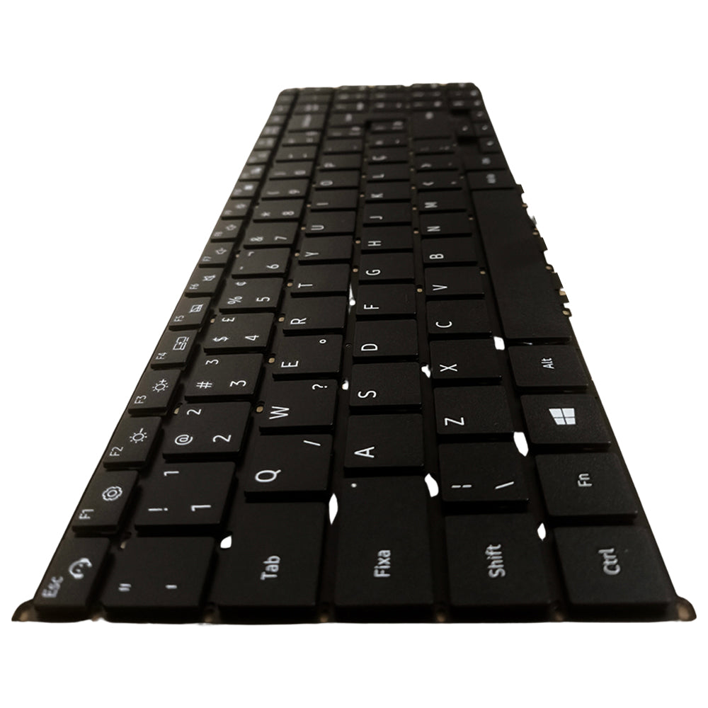 Teclado Notebook Samsung NP550XCJ/XED, Book E30, NP550XCJ-KT1BR, NP550XCJ-KO1BR, Com "Ç", Teclado Numérico, Preto