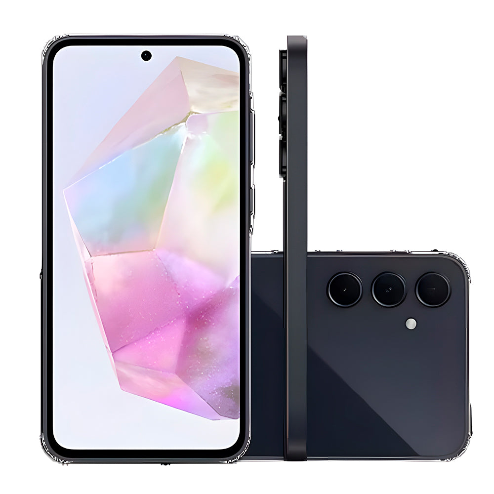 Smartphone Samsung Galaxy A35 5G 256GB 8GB RAM Câmera Tripla Traseira Até 50MP, Selfie 13MP Tela AMOLED 6.6” Azul Escuro