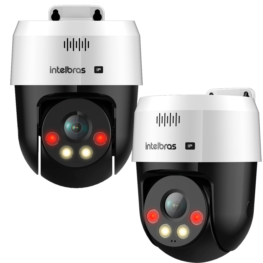 Câmera Mini Speed Dome Intelbras VIP 1300 MINI SD Infravermelho Full Color 3MP c/ Autotracking de Pessoas