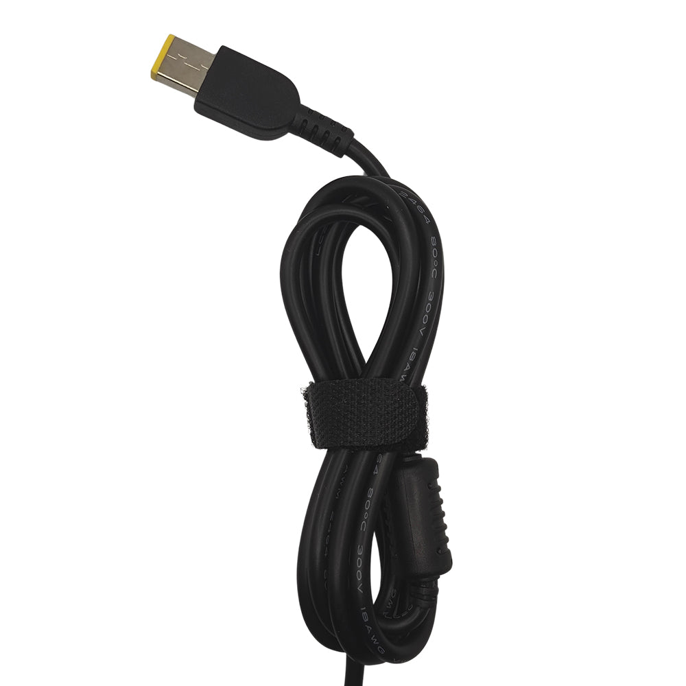 Fonte Notebook Compatível Lenovo, 20V, 3.25A, 65W, Plug USB Amarelo 4.0mm x 7.0mm, LE-02