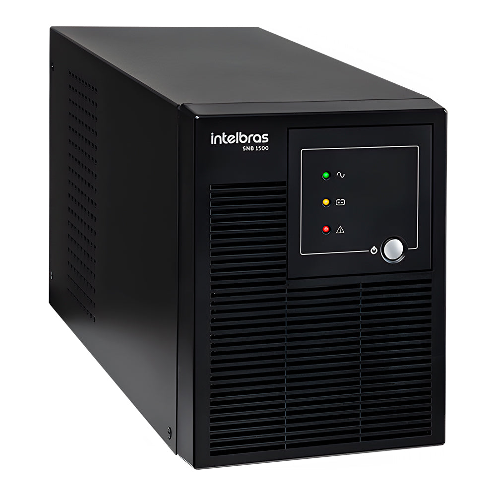 Nobreak Senoidal, Intelbras SNB 1500VA, 6 Tomadas, Entrada Bivolt e Saida 110V - 4822014 - Preto