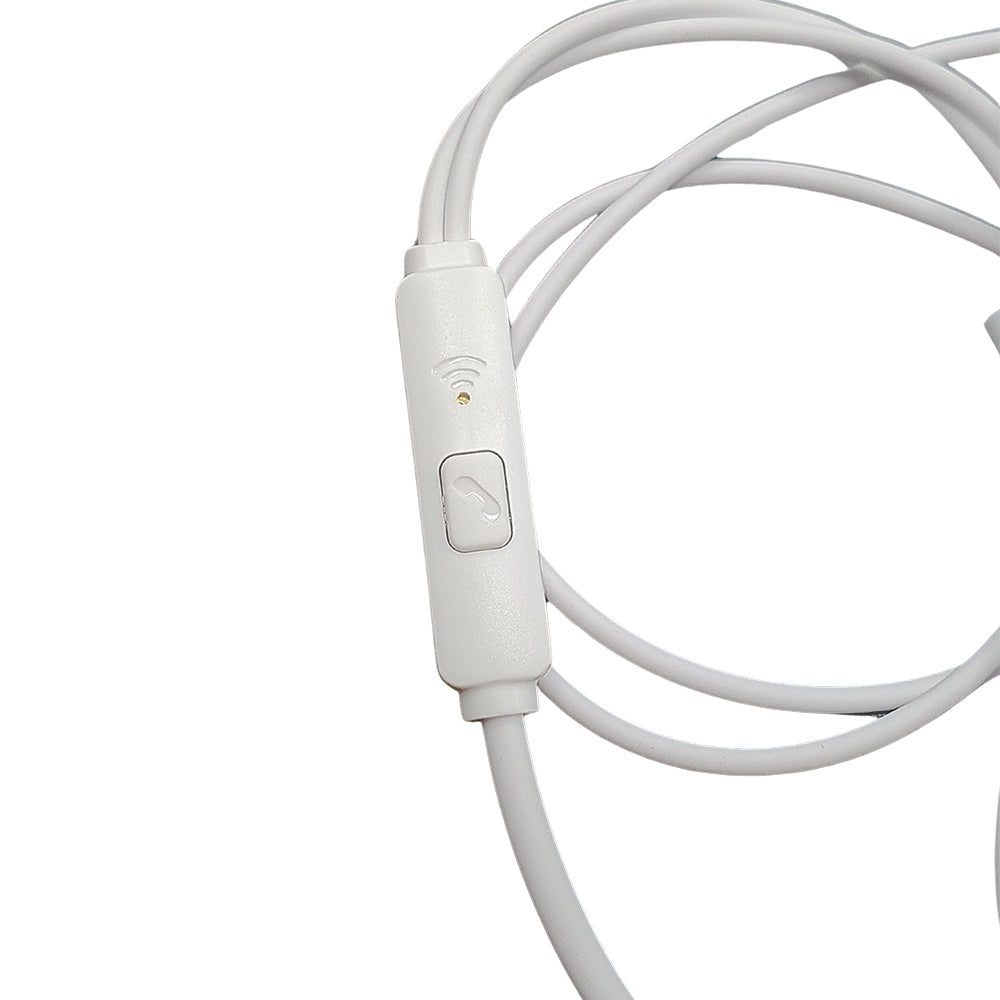 Fone de Ouvido Estéreo, Com Microfone e Isolamento de Ruído, KNUP - KP-490 - Branco
