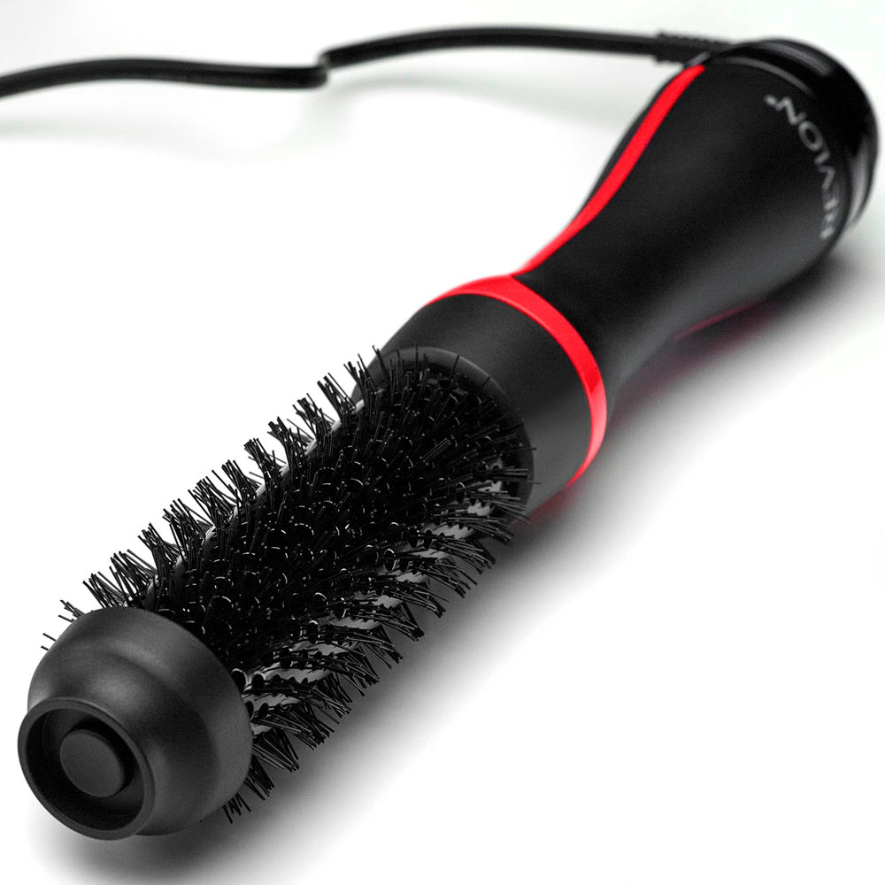 Escova Secadora Alisadora Root Booster Revlon, 220V - Preto