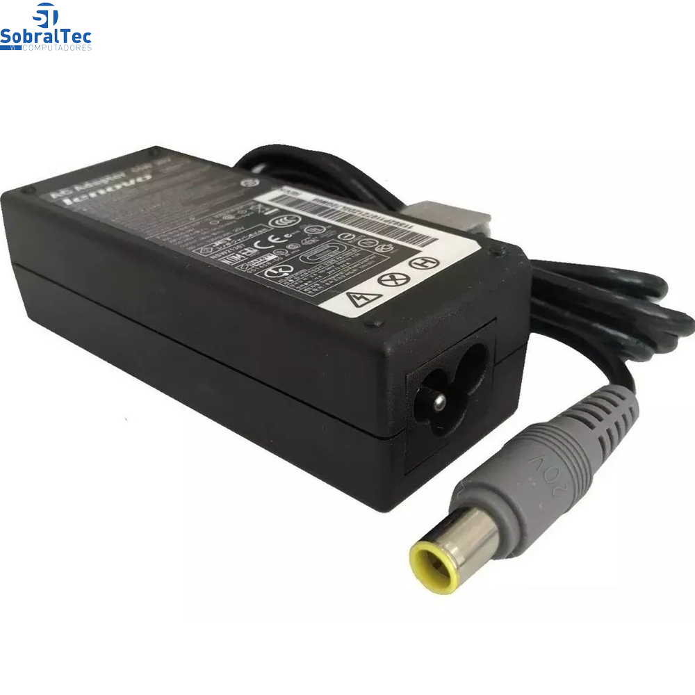 Fonte Notebook Lenovo 20v 3.25a 65w Pino 7.9m x 5.5m Redondo