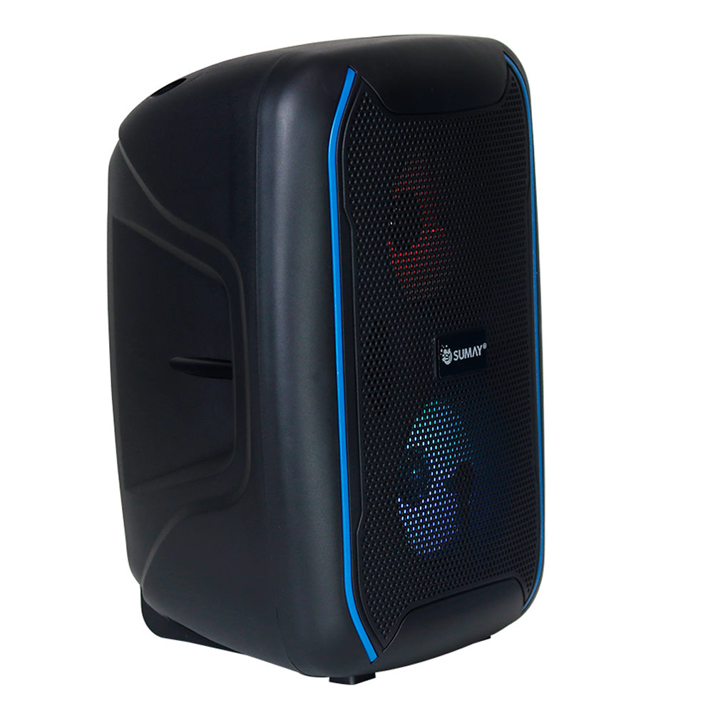 Caixa de Som Portátil 60W Com LED, Bluetooth, Função TWS, Jump Sumay - SM-CSP1309