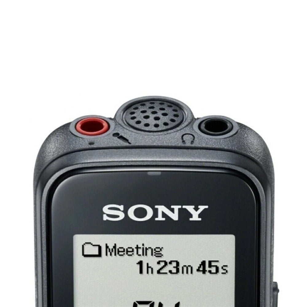 Gravador de Voz Digital Sony ICD-PX240, 4GB com Reprodução de Áudio e Gravação em MP3, Portátil, Preto