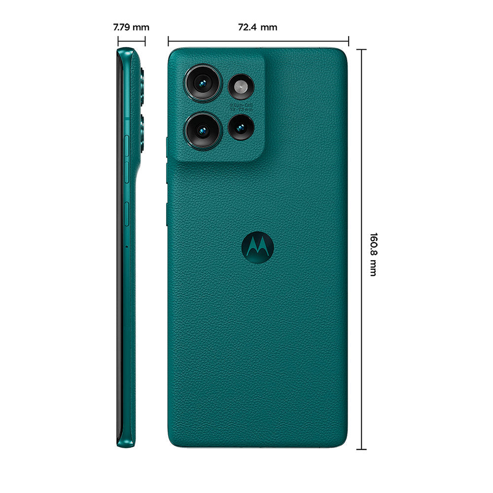 Smartphone Motorola Edge 50 5G Verde, 12GB+12GB RAM Boost, 256GB, Snapdragon 7 Gen 1 6.7" pOLED 144Hz 50MP Sony Moto AI