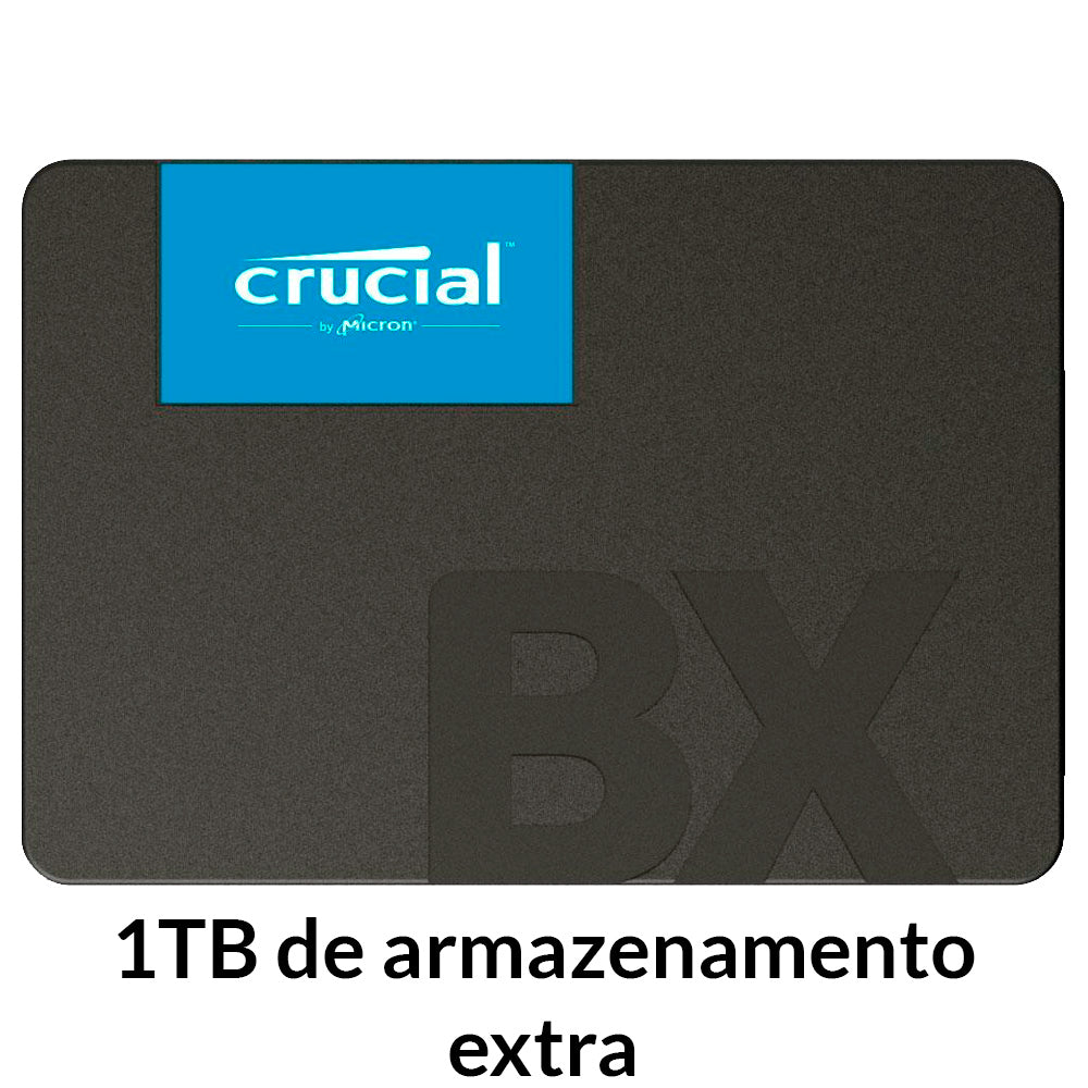 Notebook Acer Aspire 5 A515-45-R36L AMD Ryzen 7-5700U RAM 16GB NVMe 512GB + SSD 1TB, Tela 15.6