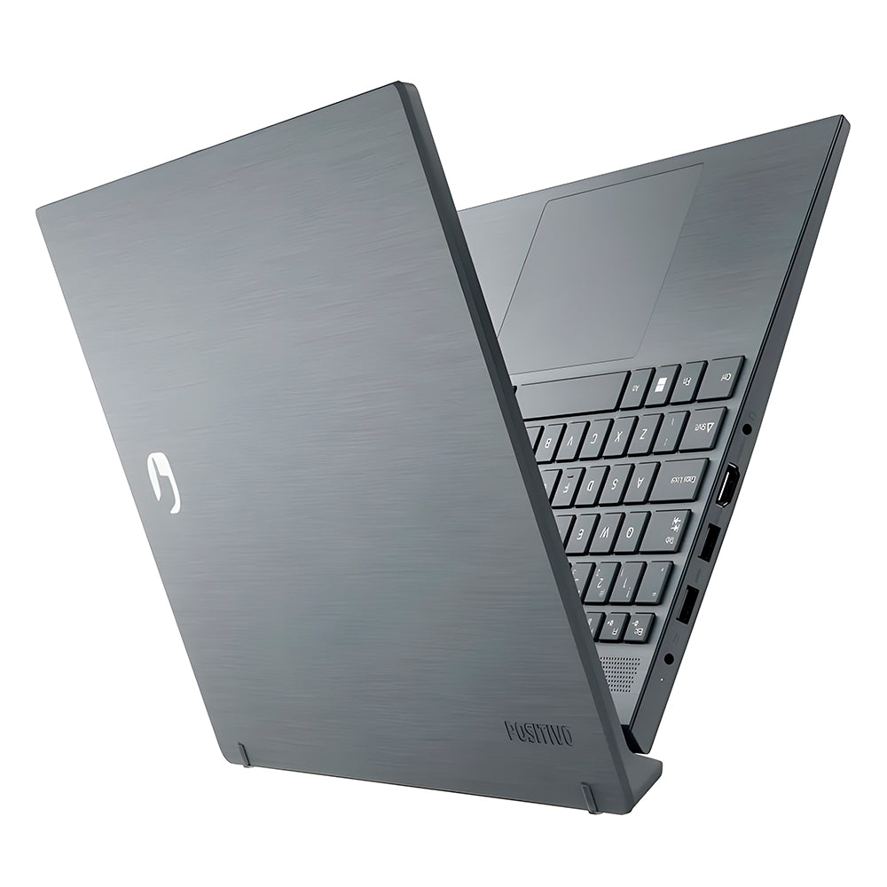 Notebook Positivo Vision C15 Lumina Bar Celeron, 4GB 128GB, Tela 15 Pol. HD Antirreflexo, Windows 11, Tecla Link - Cinza
