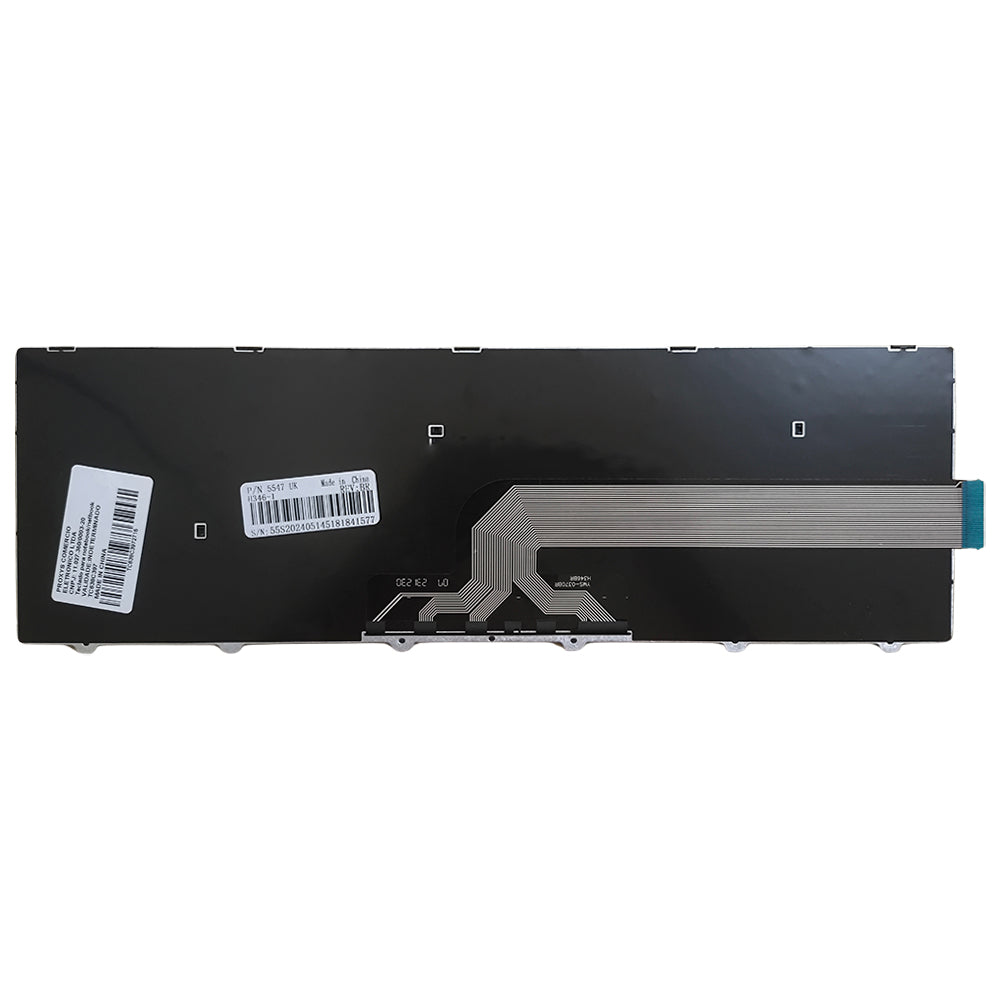 Teclado Notebook Dell Inspiron 15-5000 Series, L15-5547, L15-3542, Frame, Alfanumérico, Preto
