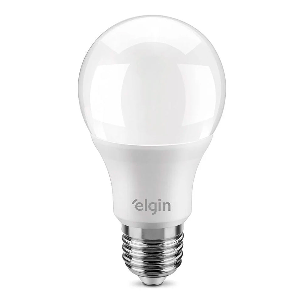 Lâmpada Bulbo LED 9W, 810 Lúmnes, A60 Bivolt, 6500K Branca Fria, Soquete E27, Elgin - 48BLED2F09YU