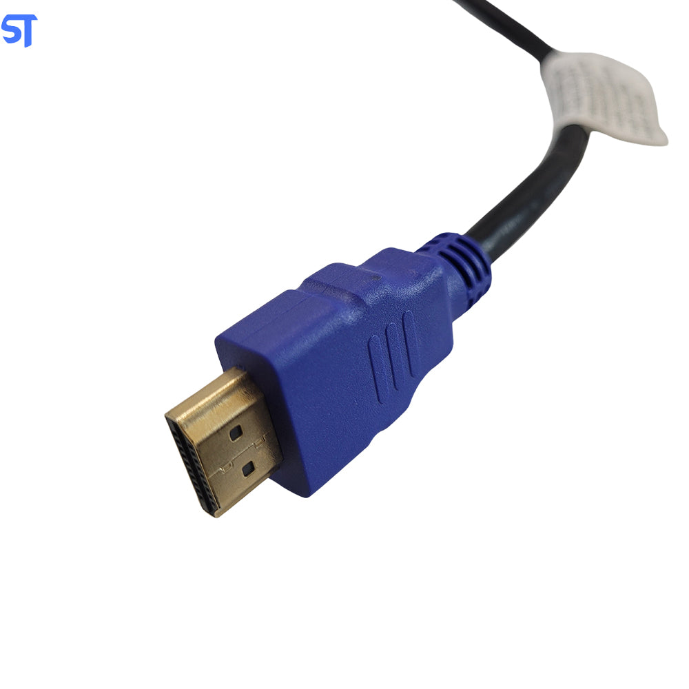 Cabo HDMI 2 Metros Reforçado Macho x Macho ( Dual Comp ) Ponta Azul