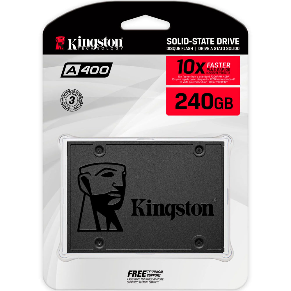 SSD Kingston 240GB Sata 3 A400S37/240G - 2.5