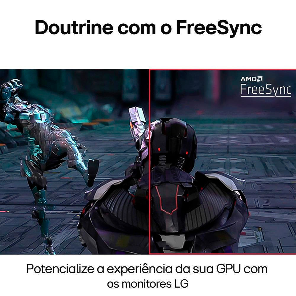 Monitor Gamer LG 23.8" 75Hz LED Full HD, IPS, HDMI, VESA, FreeSync, Sem Bordas, Preto - 24MP400