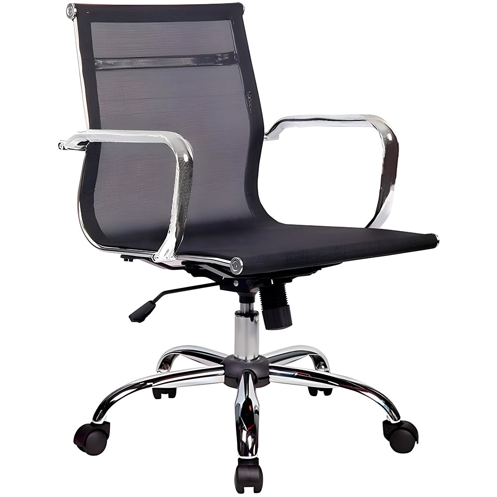 Cadeira Escritório Diretor Firenze Giratória Regulagem Preto