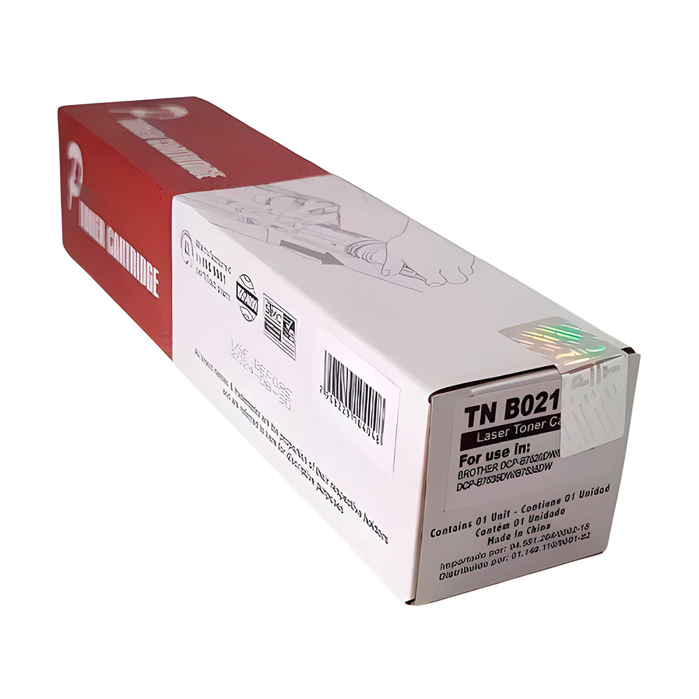 Toner Compativel Brother TN-B021, Para DCP-B7520DW, B7520DW, DCP-B7535DW, B7535DW