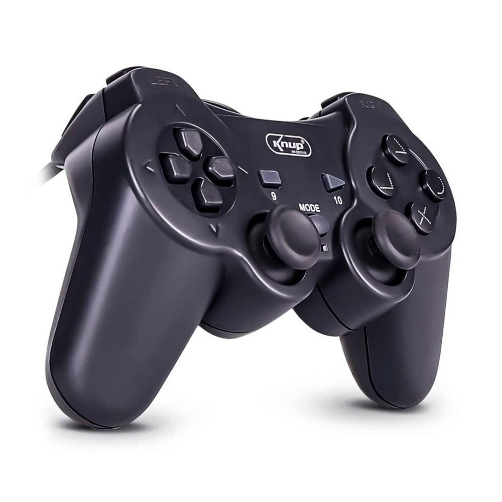 Controle com Fio USB para PC e Notebook, Joystick KP-CN701/S com Cabo - Knup