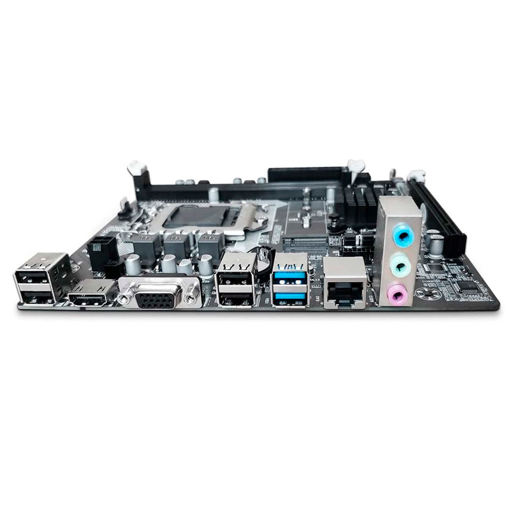 Placa Mãe GET H81 Soquete LGA S1150 DDR3, com Slot para SSD M.2, Gigabit LAN, Porta HDMI e VGA, EFI BIOS, Goldentec