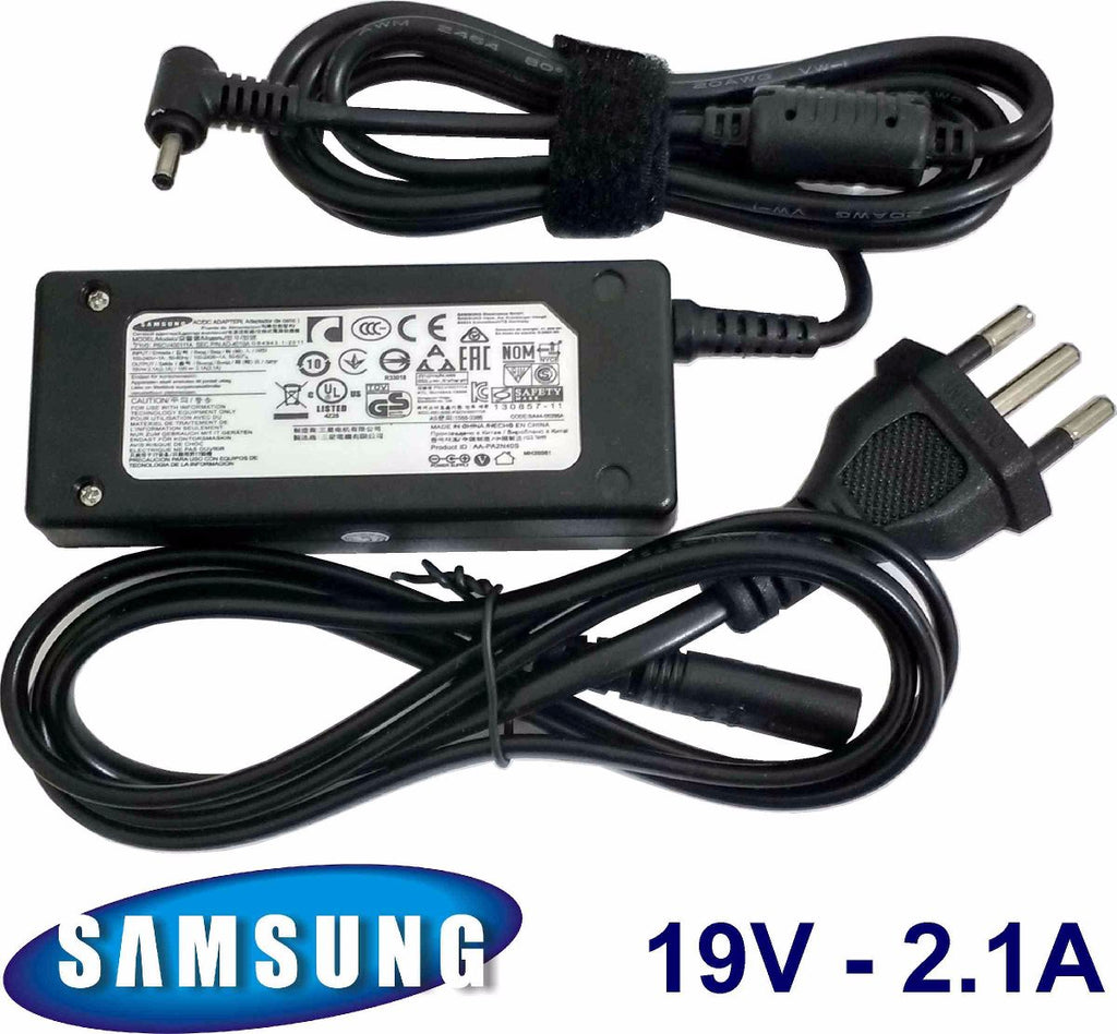 Fonte de Ultrabook Samsung  19v 2,1A 40W - Pino Fino 3.0x1.1MM