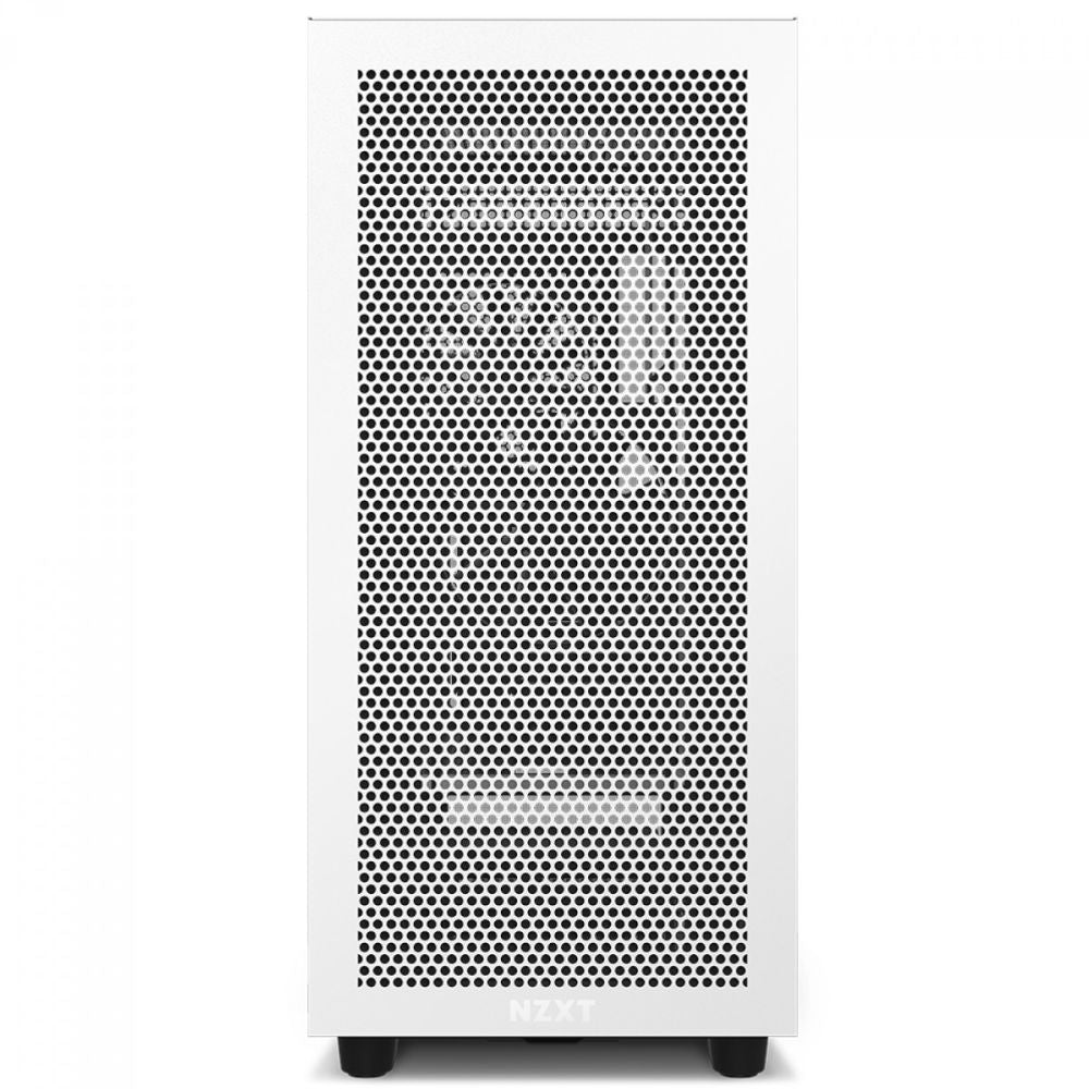 Gabinete Gamer NZXT H7 Flow Mid Tower, Vidro Temperado,  ATX, Sem Fonte, 2 Fans, CM-H71FG-01 (Branco/Preto)