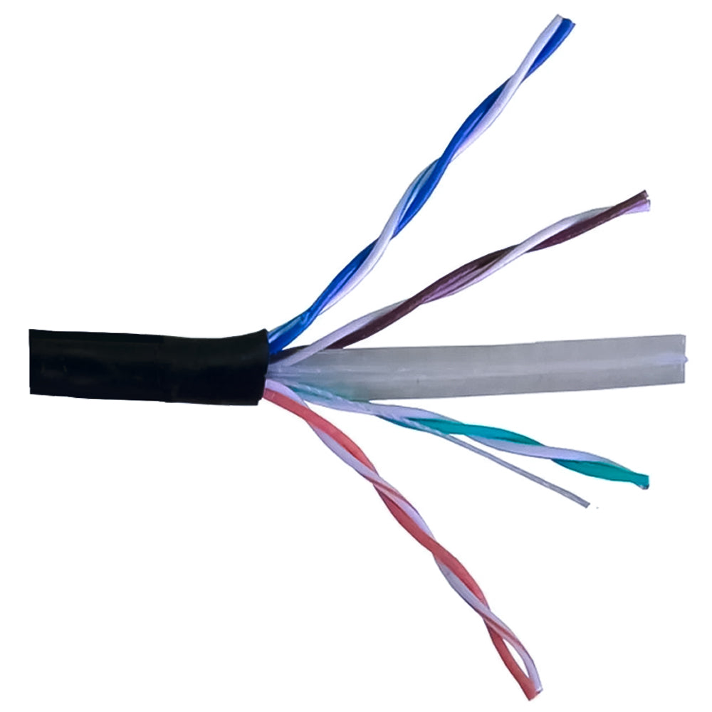 Cabo de Rede Patch Cord Cat5 6 - 3 Metros - Preto