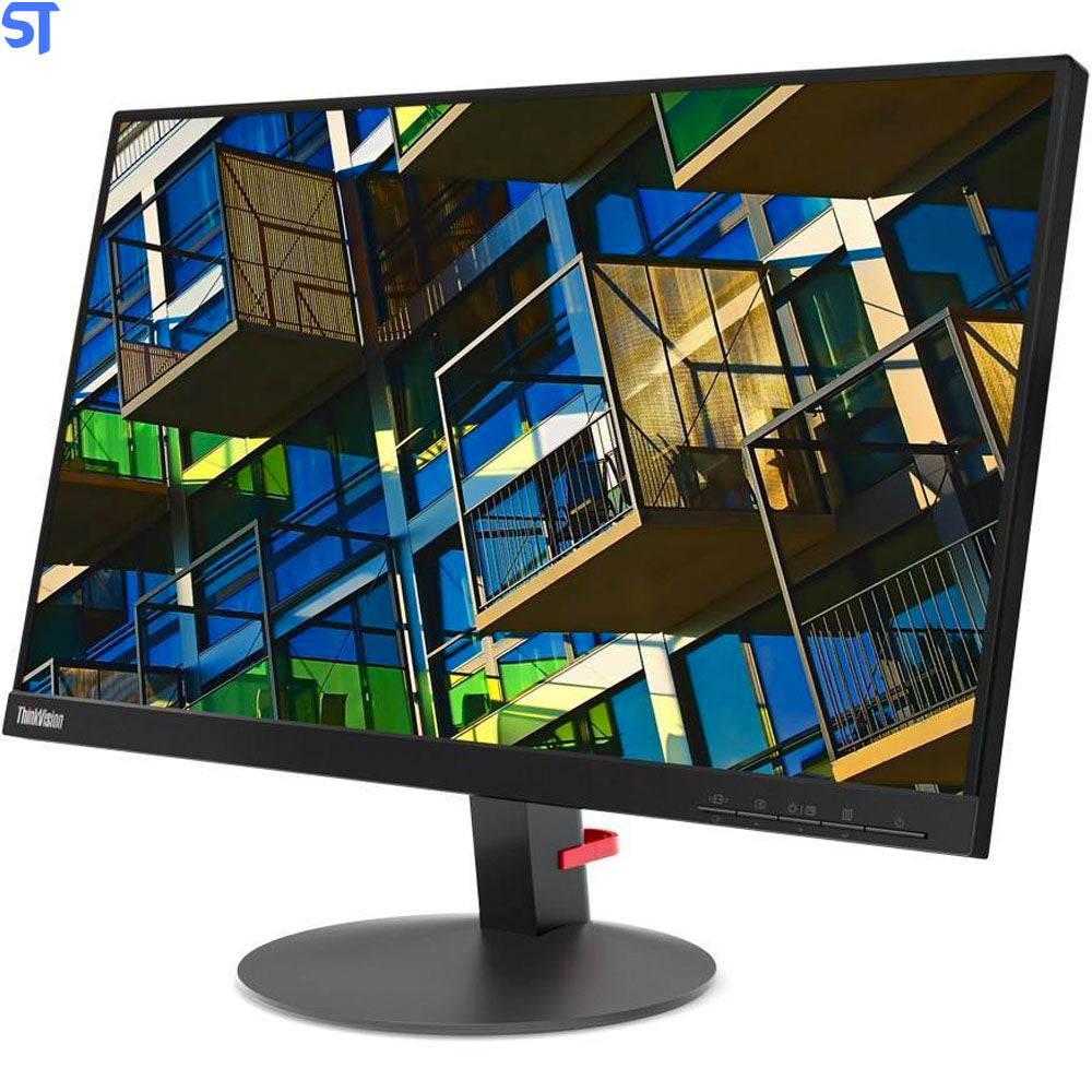 Monitor Lenovo 21.5" ThinkVision S22e-18 Full HD Wide FreeSync 4 ms VA - 61FAKBR1BR, Base LTPS Com Ajuste de Altura