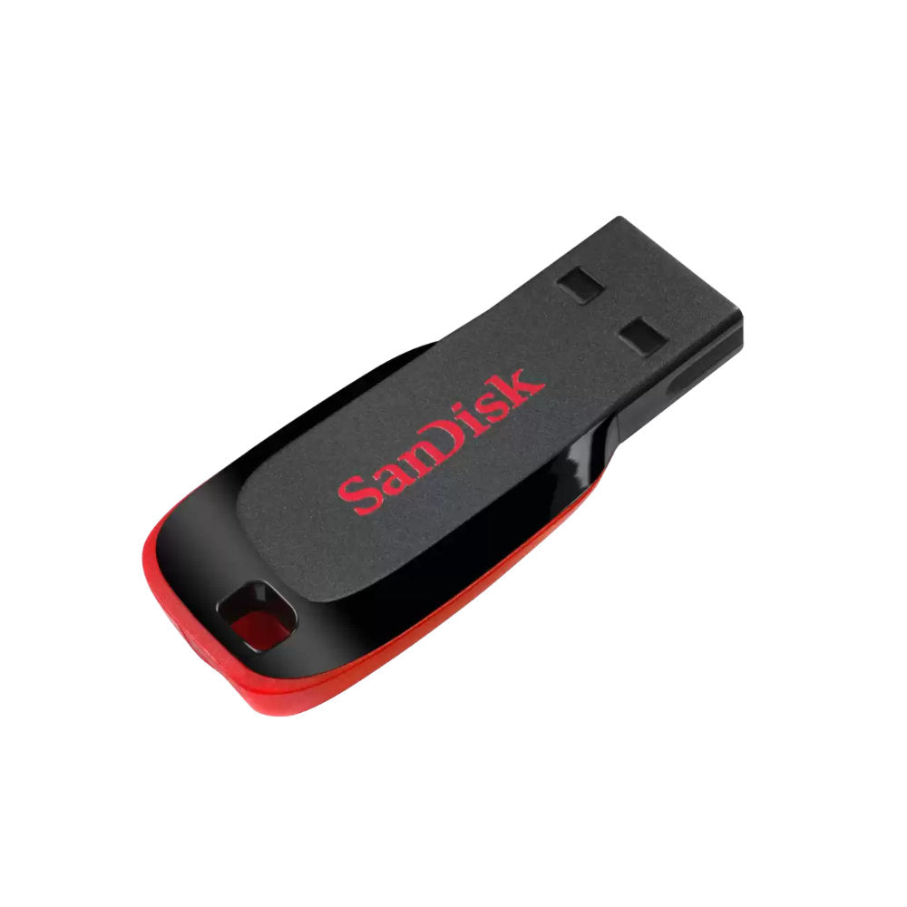 Pen Drive 8GB SanDisk Cruzer Blade SDCZ50 USB 2.0 - Preto/Vermelho
