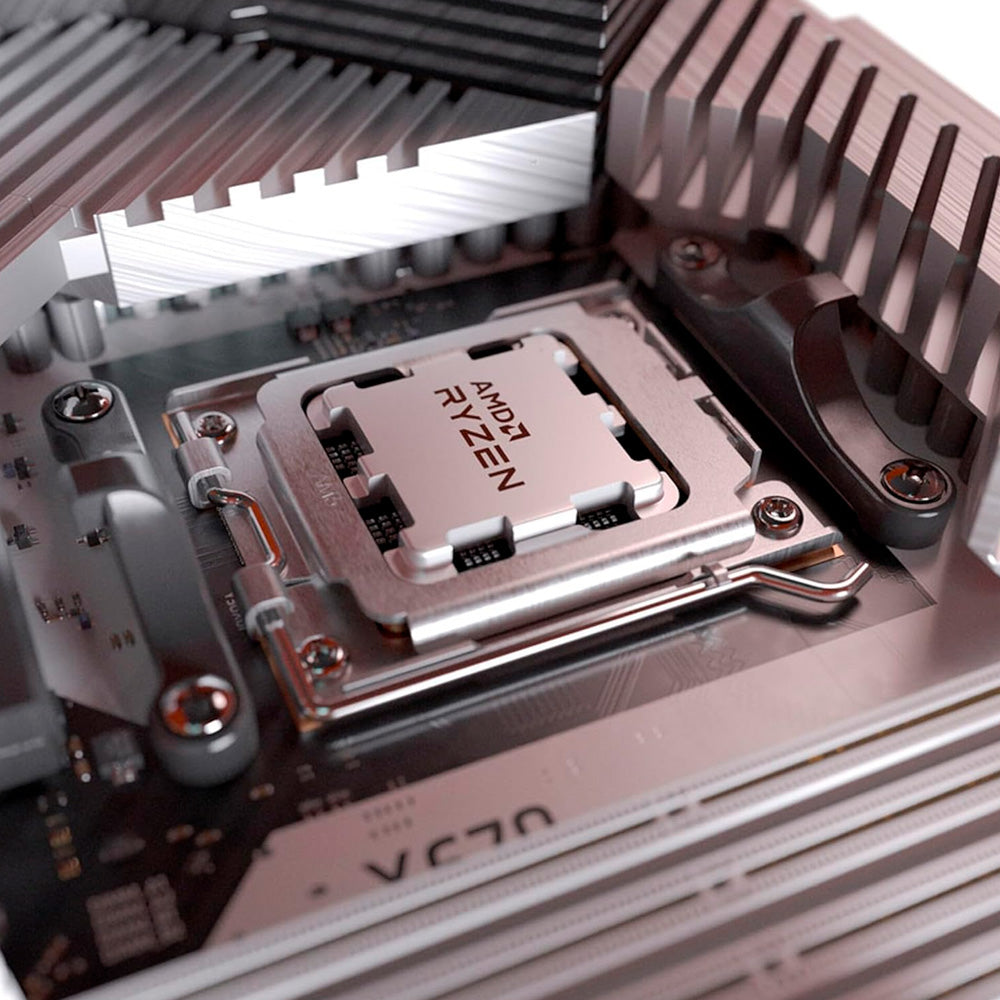 Processador AMD Ryzen 5 8600G, 4.3GHz (5.0GHz Turbo), 6-Cores 12-Threads, AM5, Com Cooler AMD Wraith Stealth
