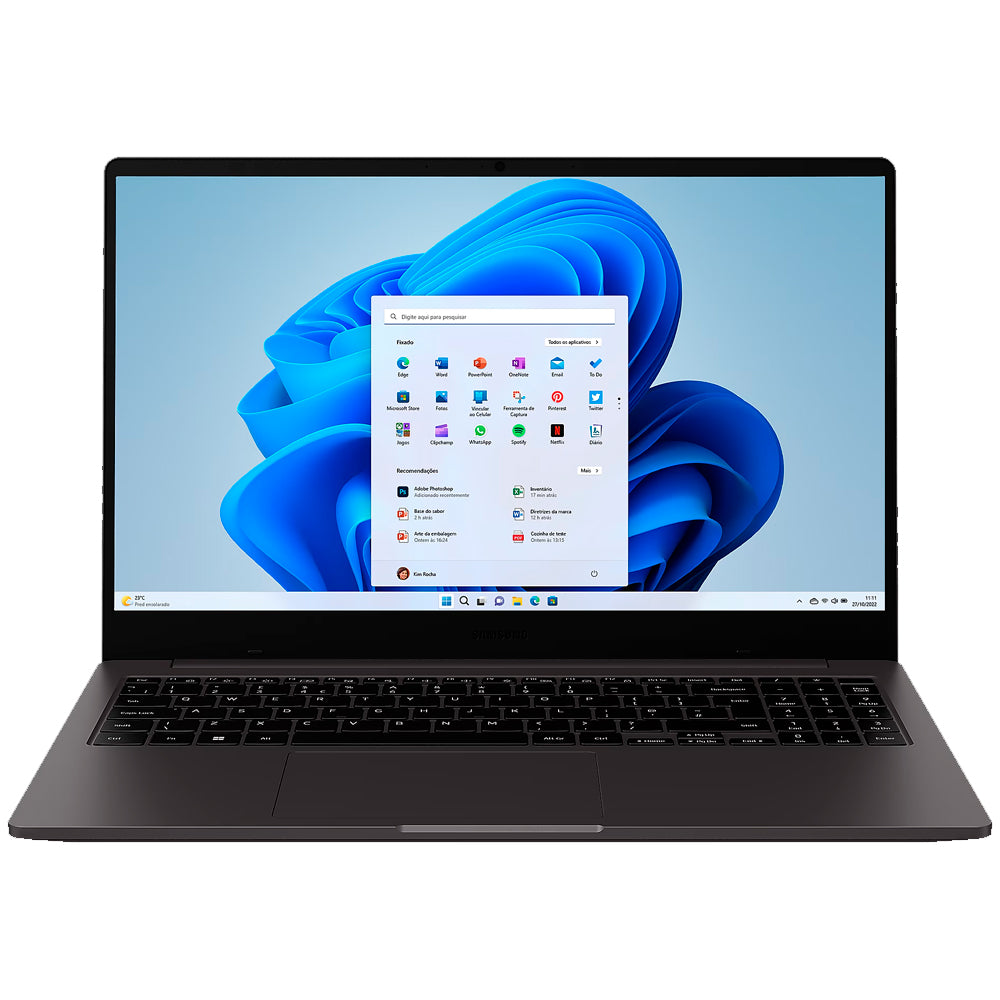 Notebook Samsung Galaxy Book 2 Intel Core i3-1215U, Windows 11 Home, 8GB, 1TB SSD, 15.6