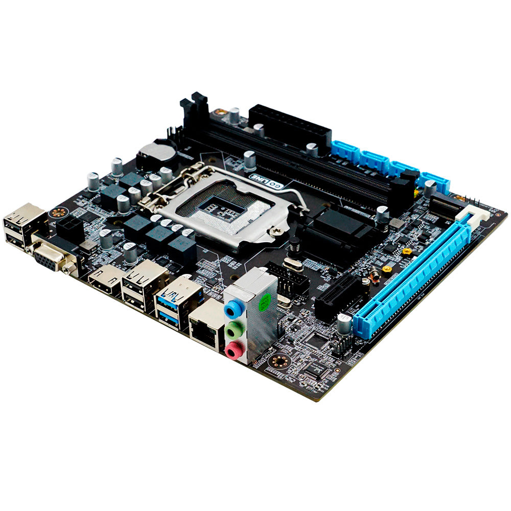 Placa Mãe Goline H110M-GD4, LGA1151, DDR4, LAN Gigabit 1.000MB & M.2 NVME, Para 6ª e 7ª Geração Intel