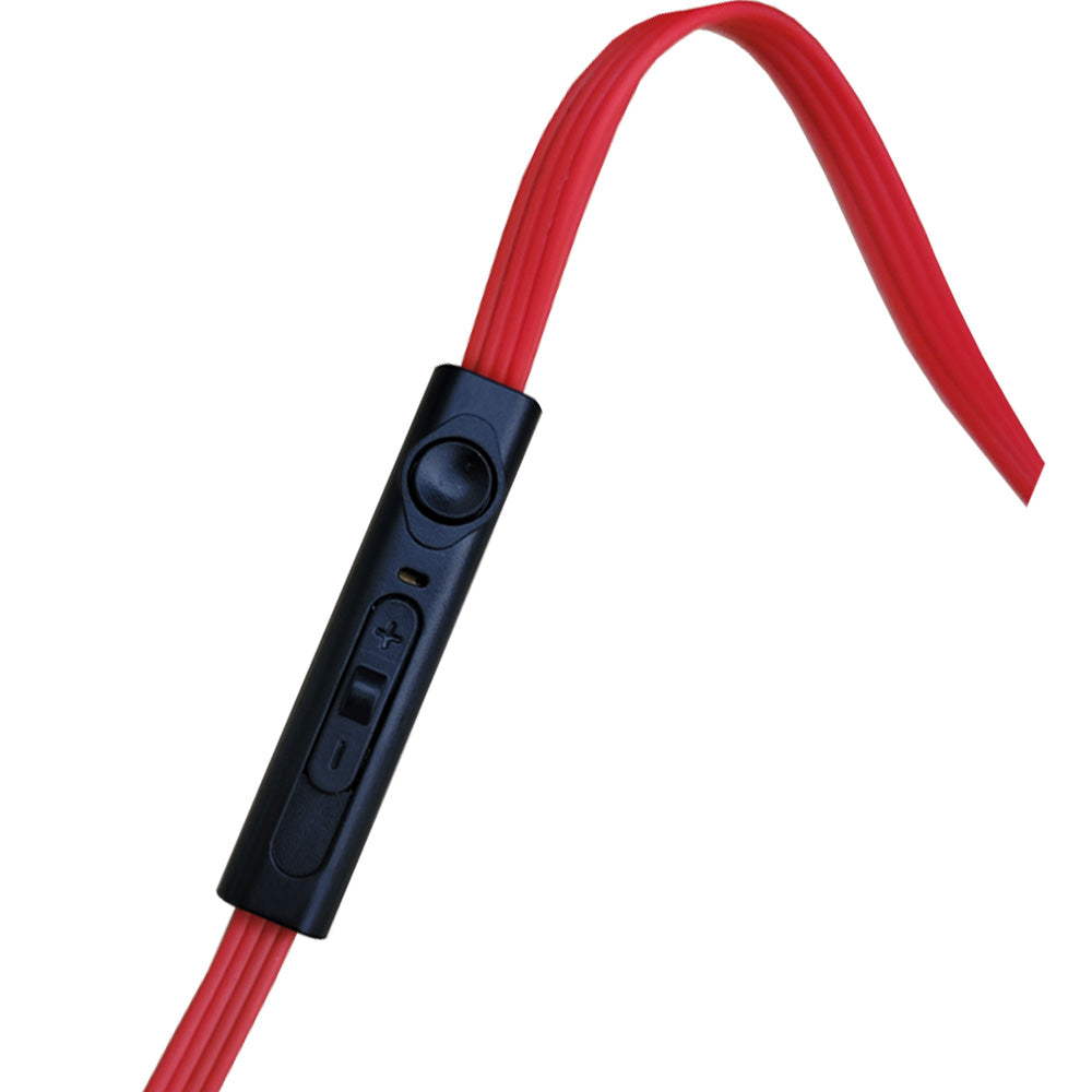 Fone De Ouvido Estéreo Com Microfone Relog's - Es-3 - Vermelho